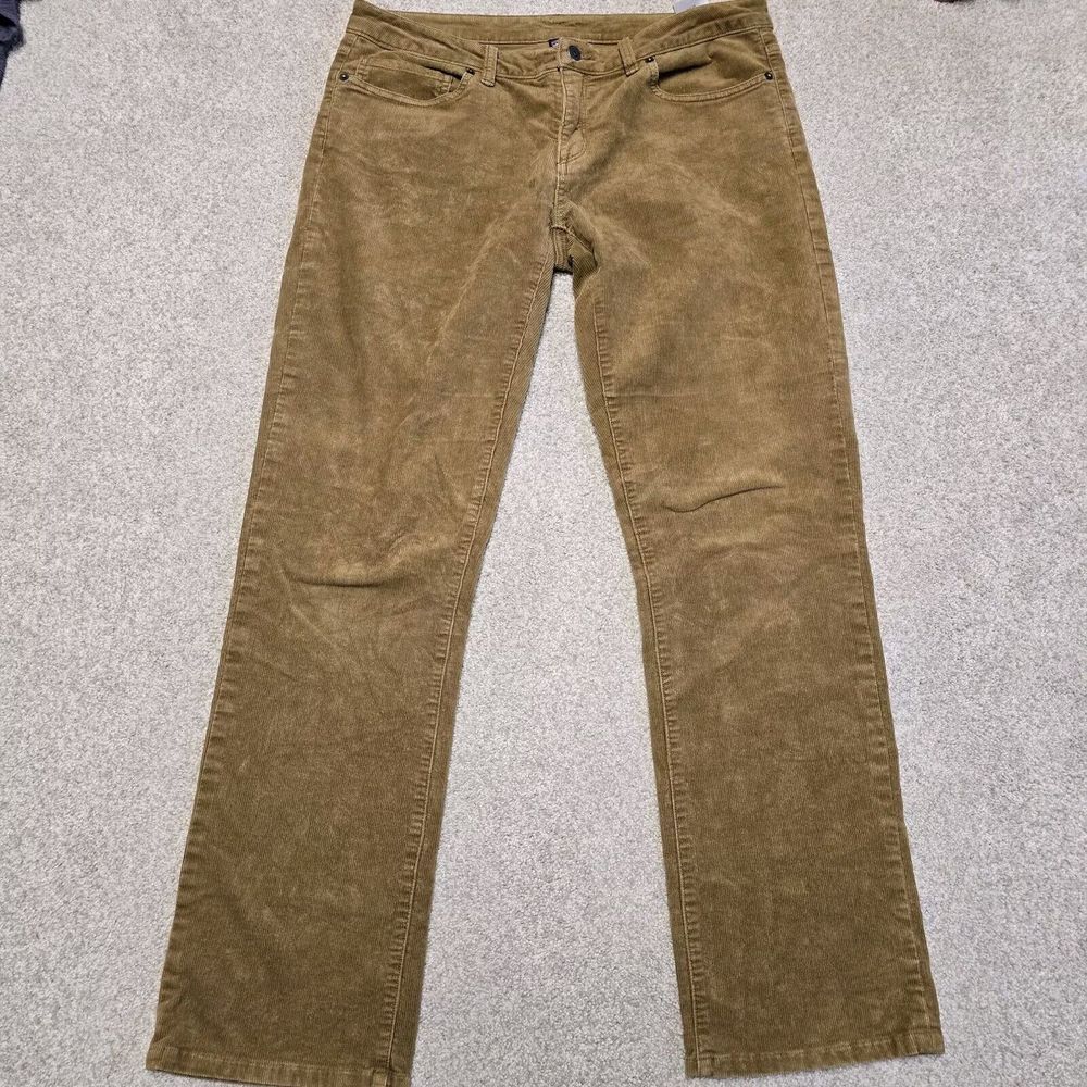 Patagonia Corduroy Pants 31 Organic Cotton Bear Brown Saddle 35 x 31 55060